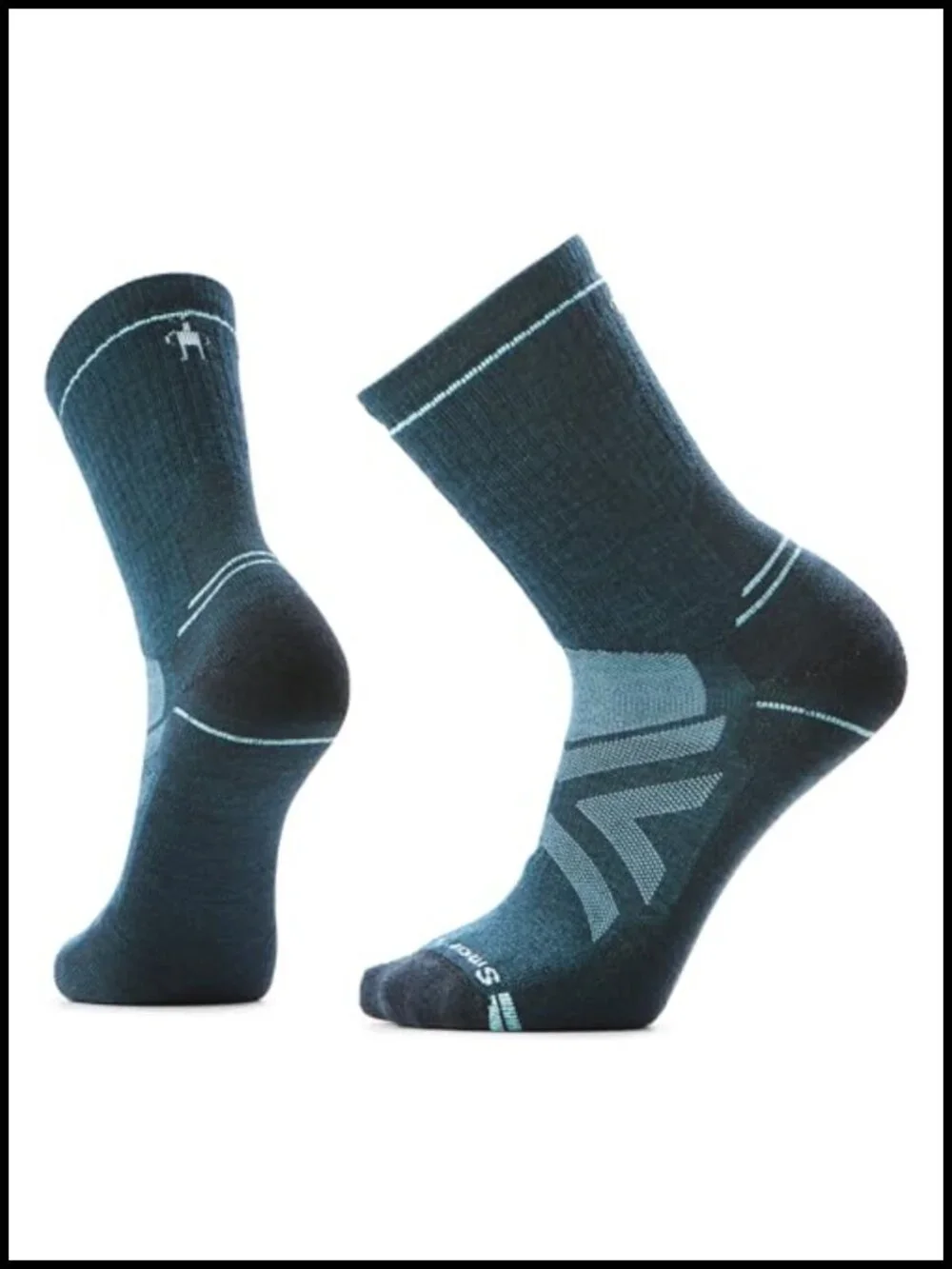 Merino Wool Hiking Socks Crew Full Cushion Men's Athletic Performance